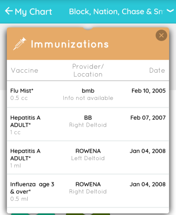 Healow-immunizations